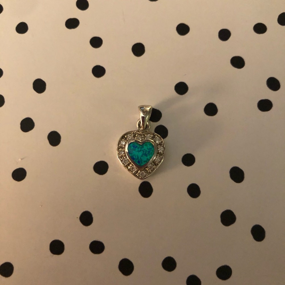 Sterling silver necklace charm
